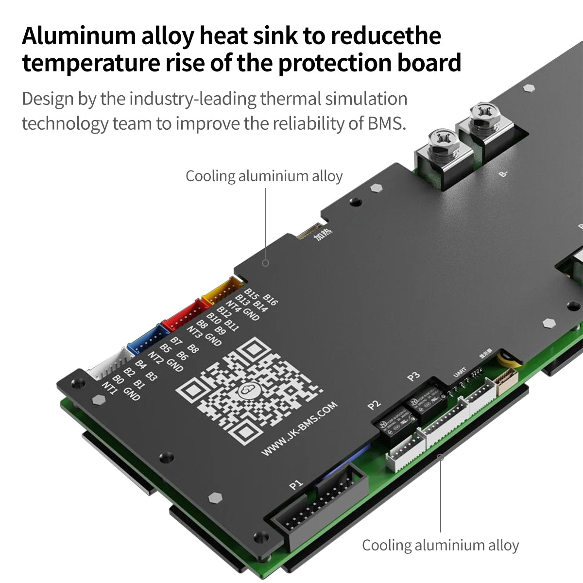 JK-PB2A16S20P V19 Smart Inverter BMS 24V 48V 200A 8S-16S Home Energy Storage 2A Balance