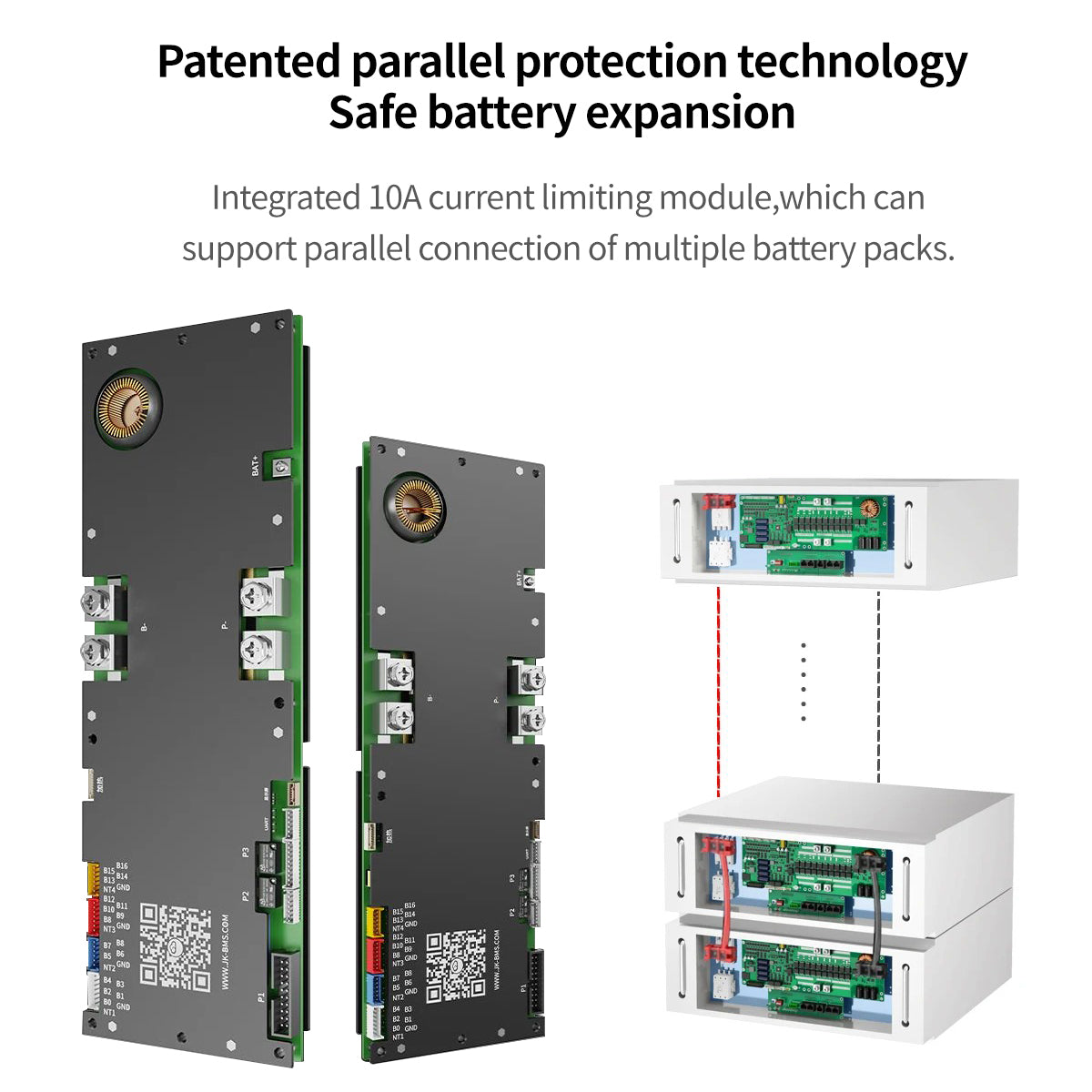 JK-PB2A16S20P V19 Smart Inverter BMS 24V 48V 200A 8S-16S Home Energy Storage 2A Balance