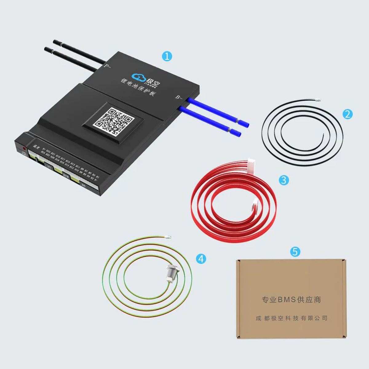 JK-B2A24S20P 200A SMART ACTIVE BMS Li-ion Lifepo4 LTO Battery 2A Balance