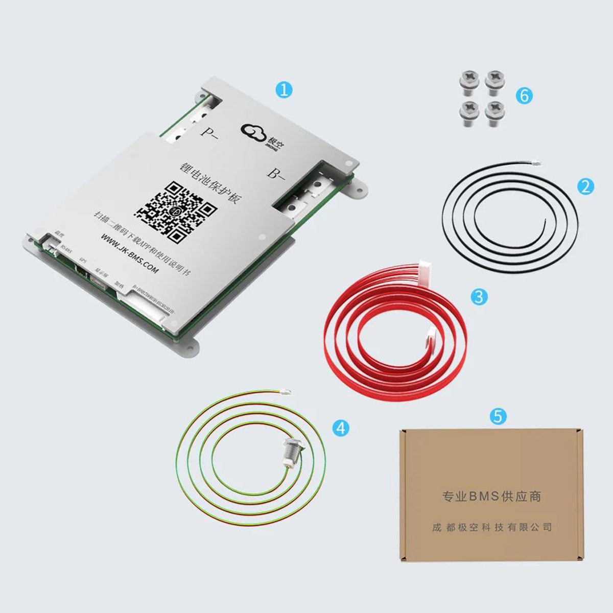JK JIKONG SMART ACTIVE BMS JK-B1A8S20P 200A Charge Discharge Support Li-ion Lifepo4 LTO Battery 1A Active Current