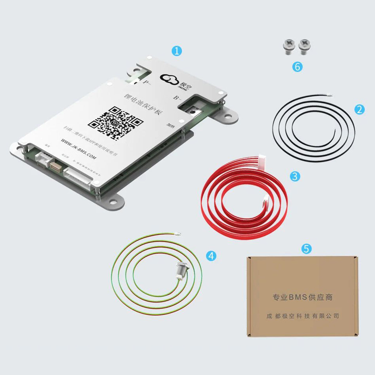 JK JIKONG SMART ACTIVE BMS JK-B1A8S10P 100A Charge Discharge Support Li-ion Lifepo4 LTO Battery 1A Active Current