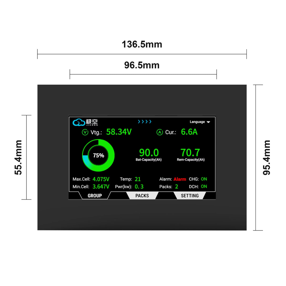 JK-4.3inch LCD-TTL-P