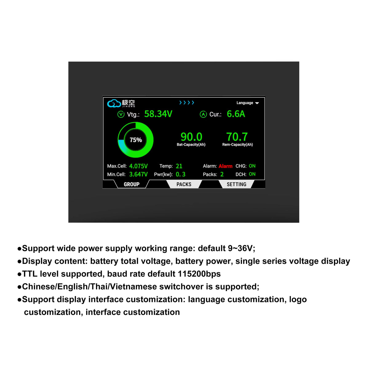 JK-4.3inch LCD-TTL-P