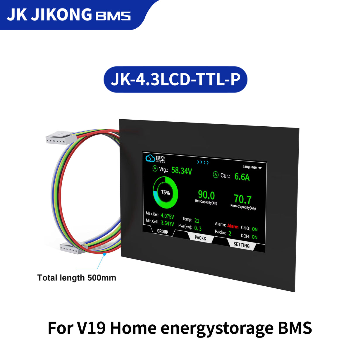 JK-4.3inch LCD-TTL-P